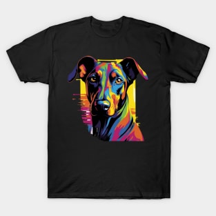 Doberman with a splash of color T-Shirt